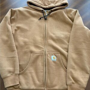 Carhartt Brown Full-Zip Hoodie